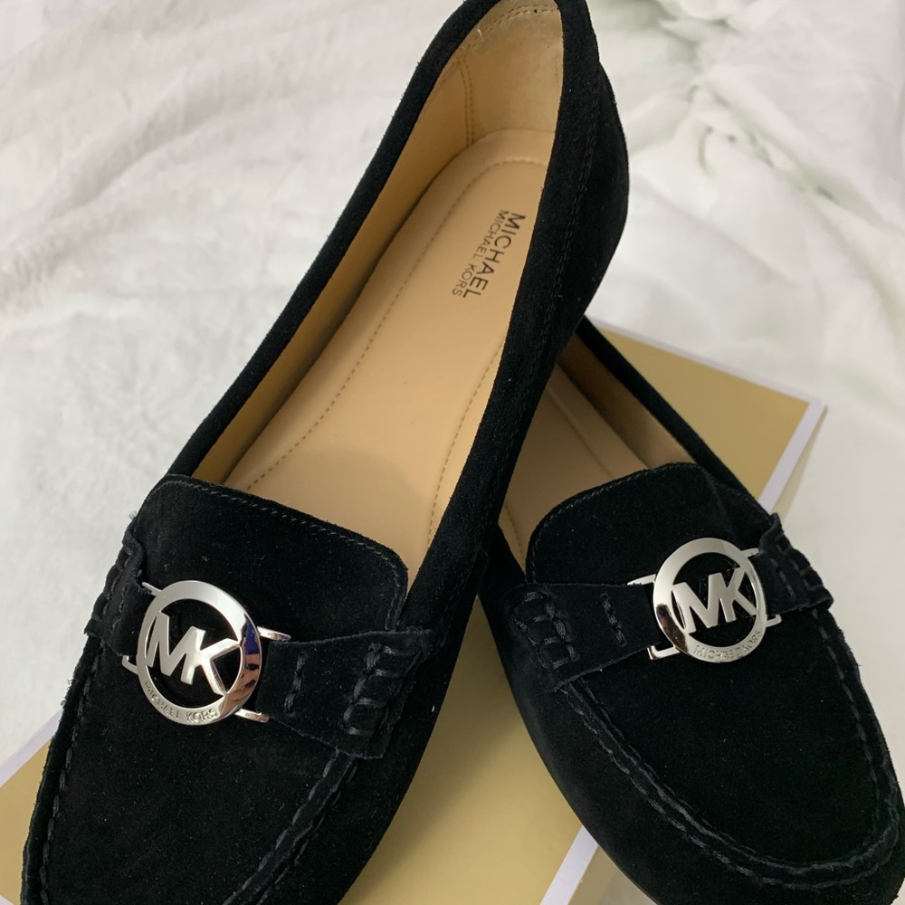 Michael Kors Black Leather Shoes